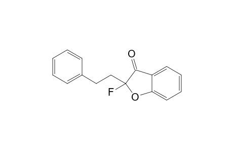 2-fluoro-2-(2-phenylethyl)benzofuran-3-one