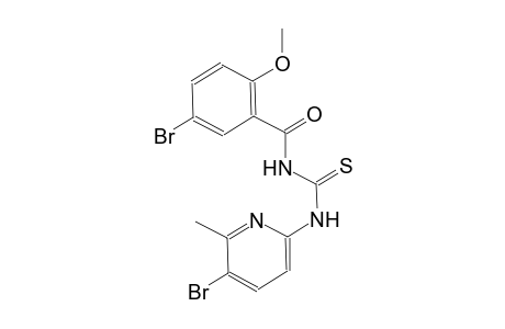 N-(5-bromo-2-methoxybenzoyl)-N'-(5-bromo-6-methyl-2-pyridinyl)thiourea