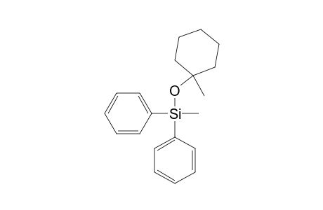 Silane, methyl[(1-methylcyclohexyl)oxy]diphenyl-