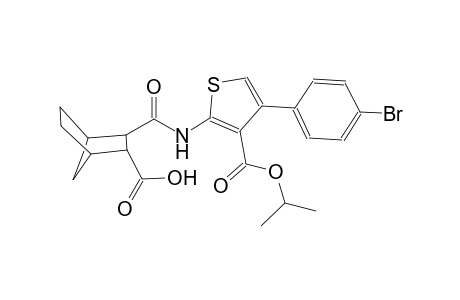 3-({[4-(4-bromophenyl)-3-(isopropoxycarbonyl)-2-thienyl]amino}carbonyl)bicyclo[2.2.1]heptane-2-carboxylic acid
