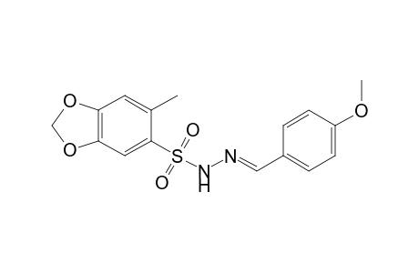 (4'-Methoxybenzylidene)-6-methyl-3,4-methylenedioxybenzenesulfonylhydrazine