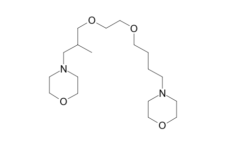 Ethylene glycol 2-methyl-3-(morpholin-4'-yl)propyl] 4-morpholyn-4"-yl)butyl ether