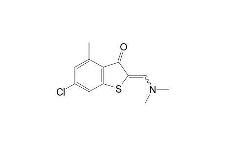 6-chloro-2-[(dimethylamino)methylene]-4-methylbenzo[b]thiophen-3(2H)-one