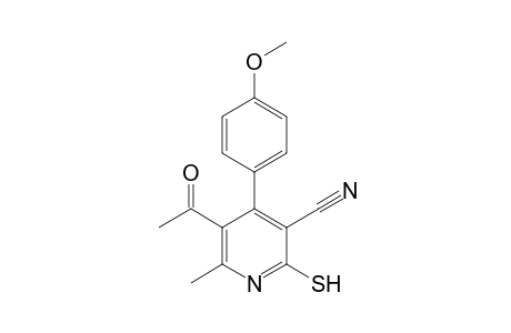5-ACETYL-2-MERCAPTO-4-(p-METHOXYPHENYL)-6-METHYLNICOTINONITRILE