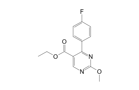 5-ETHOXYCARBONYL-6-(4'-FLUOROPHENYL)-2-METHOXYPYRIMIDINE