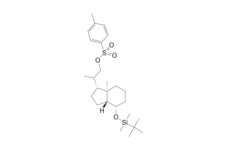 [1R-[1.alpha.(S*),3a.beta.,4.alpha.,7a.alpha.]-octahydro-4-[[(1,1-dimethylethyl)dimethylsilyl]oxy]-.beta.,7a-dimethyl-1H-indene-1-ethanol, 4-toluenesulfonate