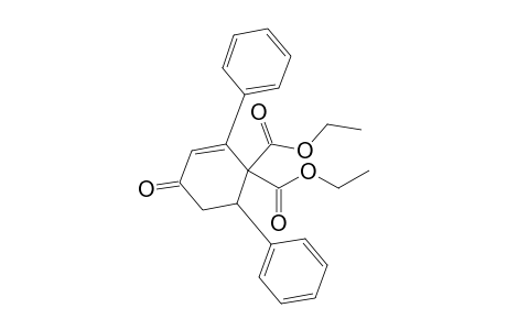 Diethyl 3,5-diphenyl-1-oxocyclohex-2-en-4,4-dicarboxylate