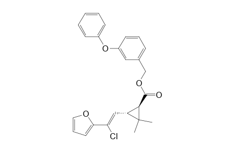 3-Phenoxybenzyl trans-3-[(Z)-2-Chloro-2-(furyl)ethenyl]-2,2-dimethylcyclopropanecarboxylate
