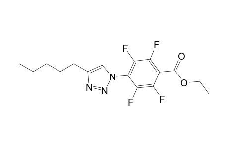 Ethyl 2,3,5,6-tetrafluoro-4-(4-pentyl-1H-1,2,3-triazol-1-yl)benzoate
