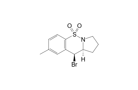 (10S,10aS)-10-bromo-8-methyl-2,3,10,10a-tetrahydro-1H-benzo[e]pyrrolo[1,2-b][1,2]thiazine 5,5-dioxide