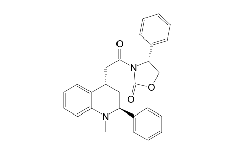(-)-(4R)-3-[2-((2S,4S)-1-methyl-2-phenyl-1,2,3,4-tetrahydroquinolin-4-yl)acetyl]-4-phenyloxazolidin-2-one