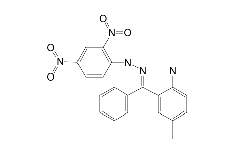 Benzophenone, 2-amino-5-methyl-, 2,4-dinitrophenylhydrazone, anti-