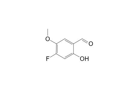 4-Fluoro-2-hydroxy-5-methoxybenzaldehyde