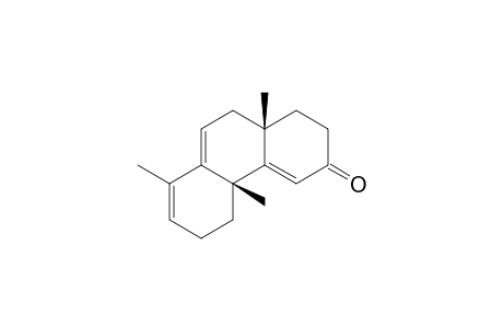 1,4b,5,6,10,10a-Hexahydro-4b.beta.,8,10a.beta.-trimethyl-3(2H)-phenanthrenone