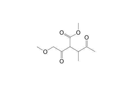 2-(2-Methoxy-1-oxoethyl)-3-methyl-4-oxopentanoic acid methyl ester