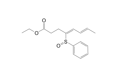 4-Phenylsulfoxoocta-4,6-dienoic acid ethyl ester