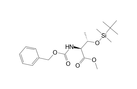 Methyl (2S,3S)-2-benzyloxycarbonylamino-3-(tert-butyldimethylsiloxy)butanoate