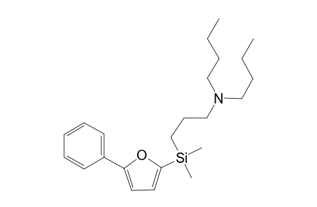 N,N-Dibutyl-{3-[dimethyl(5-phenylfuran-2-yl)silyl]propyl}amine