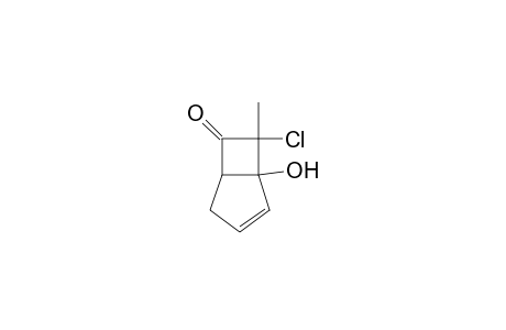 7-Chloro-1-hydroxy-7-methylbicyclo[3.2.0]hept-2-en-6-one
