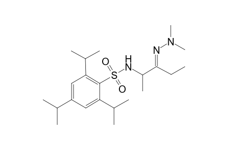 N-1-{2-[(E)-N,N-Dimethylhydrazino]-1-methylbutyl}-2,4,6-triisopropyl-1-benzenesulfonamide