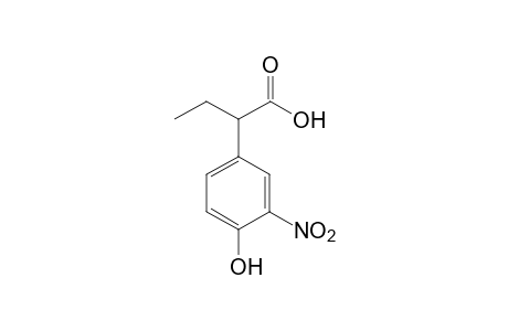 2-(4-hydroxy-3-nitrophenyl)butanoic acid