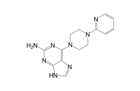 9H-purin-2-amine, 6-[4-(2-pyridinyl)-1-piperazinyl]-