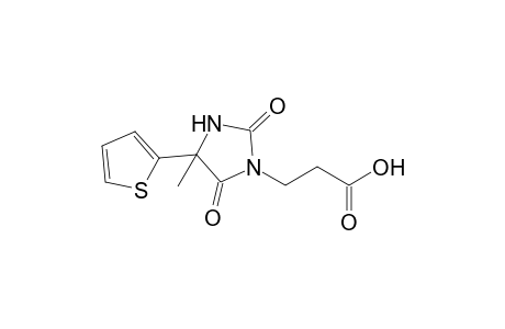 2,5-dioxo-4-methyl-4-(2-thienyl)-1-imidazolidinepropionic acid
