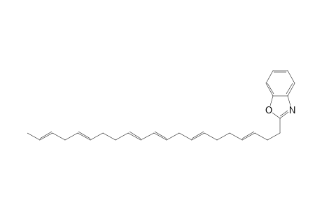 2-(3',7',10',12',16',19'-heneicos-hexa-enyl)benzoxazole