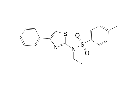 N-ethyl-4-methyl-N-(4-phenyl-1,3-thiazol-2-yl)benzenesulfonamide