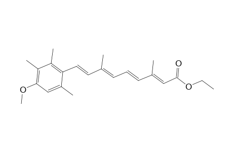 2,4,6,8-Nonatetraenoic acid, 9-(4-methoxy-2,3,6-trimethylphenyl)-3,7-dimethyl-, ethyl ester, (all-E)-