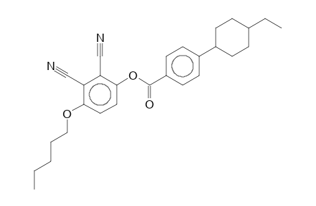 2,3-Dicyano-4-(pentyloxy)phenyl 4-(4-ethylcyclohexyl)benzoate