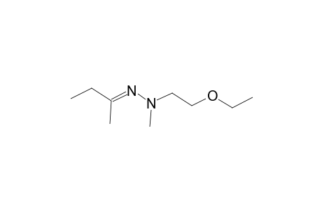2-Butanone, (2-ethoxyethyl)methylhydrazone