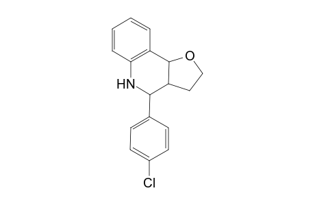 4-(p-Chlorophenyl)-3,4,4a,5,6,10b-hexahydro-2H-furo[3,2-c]quinoline