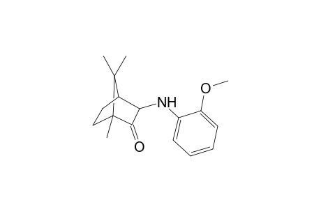 2-[(o-methoxyphenyl)amino]-4,7,7-trimethyl-3-oxobicyclo[2.2.1(1,4)]heptane