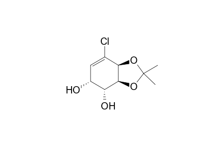 5-Chloro-1,2-dihydroxy-3,4-[O,O-isopropylidene]-cyclohex-5-ene