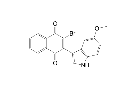 3-(5-Methoxyindol-3-yl)-2-bromo-1,4-naphyhoquinone