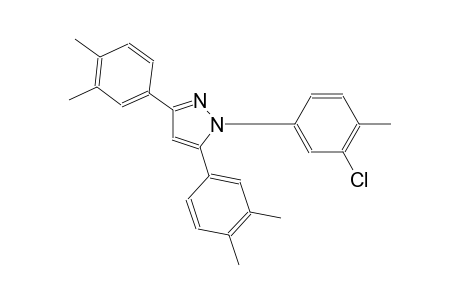 1-(3-chloro-4-methylphenyl)-3,5-bis(3,4-dimethylphenyl)-1H-pyrazole