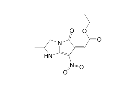 Ethyl 2-[2-methyl-7-nitro-5-oxo-2,3-dihydro-1H-pyrrolo[1,2-a]imidazol-6(5H)-yliden]acetate