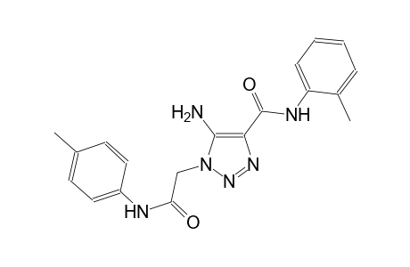 5-amino-N-(2-methylphenyl)-1-[2-oxo-2-(4-toluidino)ethyl]-1H-1,2,3-triazole-4-carboxamide