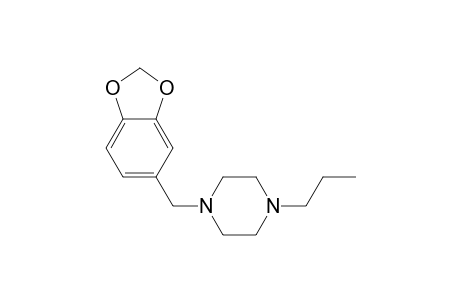 1-(3,4-Methylenedioxyphenyl)-4-propylpiperazine