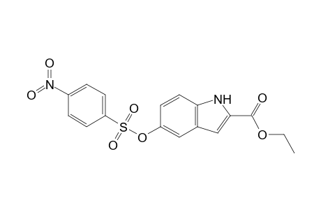 Ethyl 5-(4-nitrobenzenesulfonyloxy)indole-2-carboxylate