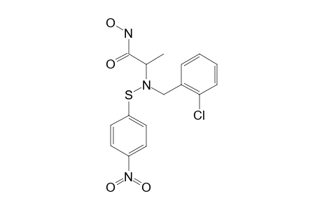 N-4-NITROPHENYLSULFENYL-N-2-CHLOROBENZYL-L-ALANINE-HYDROXAMATE
