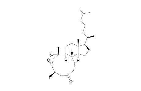 2.alpha.,10.alpha.-Epidioxy-3.beta.-iodo-5,10-secocholestan-5-one