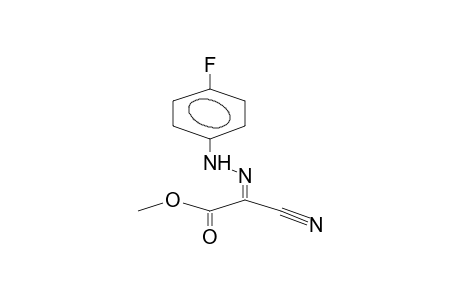 METHYL (Z)-2-(4-FLUOROPHENYL)HYDRAZONO-3-CYANOACETATE