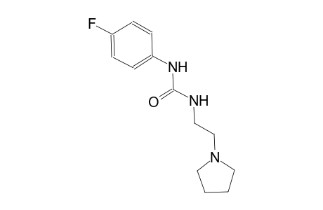 urea, N-(4-fluorophenyl)-N'-[2-(1-pyrrolidinyl)ethyl]-