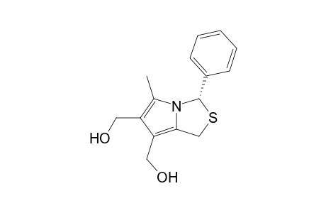 (3S)-6,7-Bis(hydroxymethyl)-5-methyl-3-phenyl-1H,3H-pyrrolo[1,2-c]thiazole