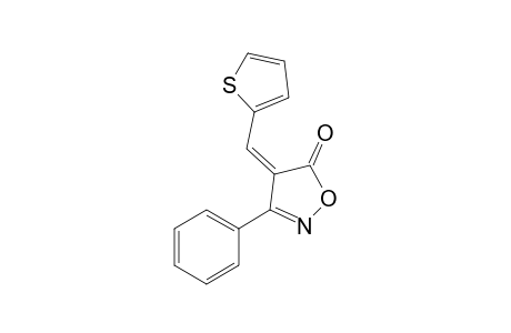 (4Z)-3-phenyl-4-(2-thenylidene)-2-isoxazolin-5-one