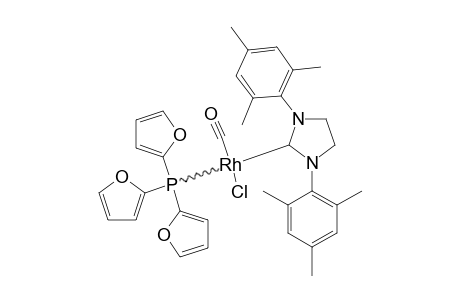 CHLORO-RHODIUM-1,3-BIS-(2,4,6-TRIMETHYLPHENYL)-4,5-DIHYDROIMIDAZOL-2-YLIDENE-CARBONYL-TRIS-(2-FURYL)-PHOSPHINE