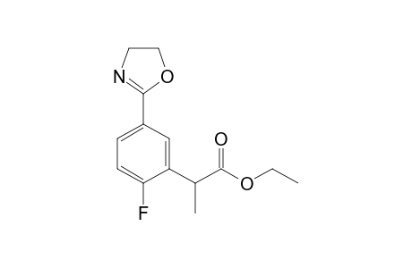 Ethyl 2-(5-(4,5-dihydrooxazol-2-yl)-2-fluorophenyl)propanoate