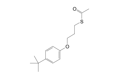 S-(3-(4-(1,1-dimethylethan-1-yl)phenoxy)propyl) ethanthioate